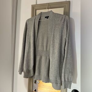 Verve‎ Ami Gray Cardigan Lightweight Knit Sweater
